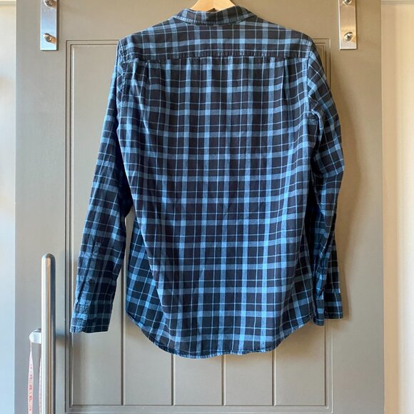 L.L.Bean 100% Cotton Men's Plaid Button Down Shirt - Medium Tall Slim Fit - Picture 2 of 4